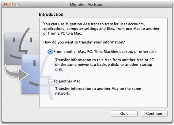 Migration Assistant App Mac
